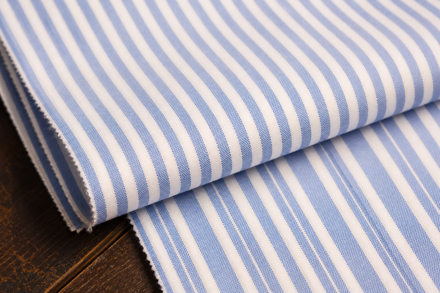 70 LEA striped shirting fabric